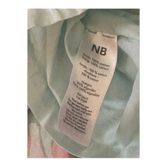 Just One You Carter's Special Blue Pink Yellow Flower Dress NB - Picture 5 of 5